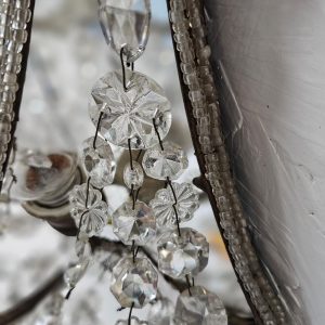 A_Pair_of_Italian_Crystal_Wall_Sconces_1940_s (2) A Pair of Italian Crystal Wall Sconces 1940's