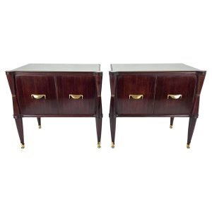 A Pair of Italian Mid Century Nightstands