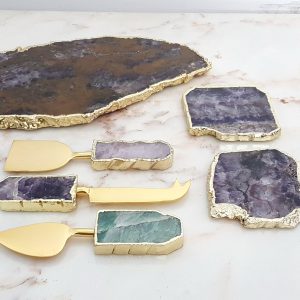 Agate_Cheese_Board_Knives_and_Coasters (6) Agate Cheese Board Knives and Coasters