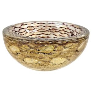 Barovier Toso Art Deco Glass Bowl Murano Italy