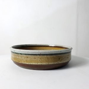 Boho Chic Ceramic Bowl by Drejargruppen for Rörstrand Sweden 1970's