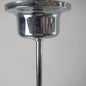 Chandelier_by_Sciolari_in_Glass_and_Chrome,_Ita (1) Chandelier by Sciolari in Glass and Chrome, Italy, 1960