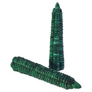 Decorative Corn on the Cob in Malachite