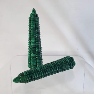 Decorative Corn on the Cob in Malachite