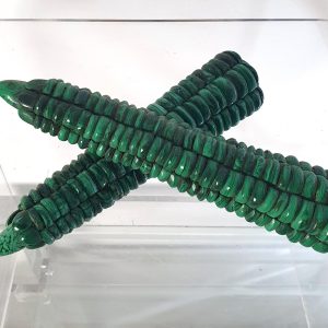 Decorative Corn on the Cob in Malachite