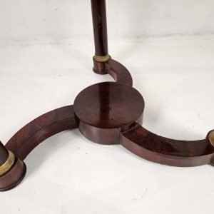 Empire_19th_Century_Round_Pedestal_Table_France (12) Empire 19th Century Round Pedestal Table France