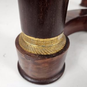 Empire_19th_Century_Round_Pedestal_Table_France (2) Empire 19th Century Round Pedestal Table France