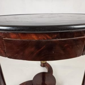 Empire_19th_Century_Round_Pedestal_Table_France (3) Empire 19th Century Round Pedestal Table France