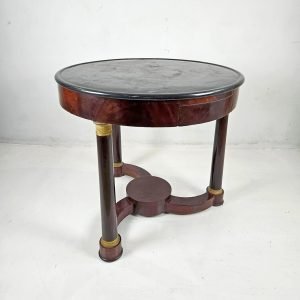 Empire_19th_Century_Round_Pedestal_Table_France Empire 19th Century Round Pedestal Table France