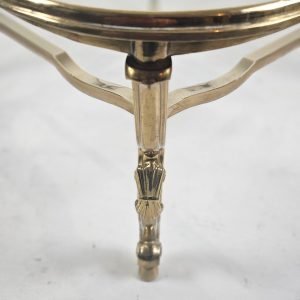 Italian Glass and Cast Bronze Coffee Table, 1980s