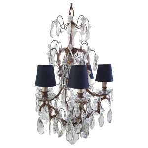 Italian Rococo Crystal Chandelier