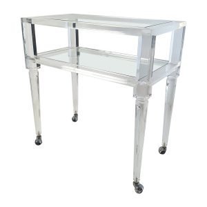 Italian Vintage Lucite Bar Cart