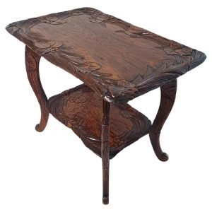 Japanese Carved Side Table from Liberty & Co
