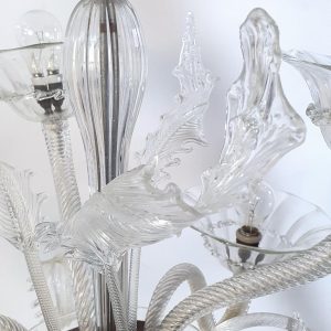 Large_Murano_Chandelier_Clear_Glass,_1940_s (1) Large Murano Chandelier Clear Glass, 1940's