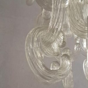 Mid-Century "Chain" Murano Chandelier by Fratelli Toso