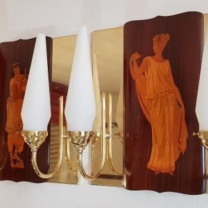 Mid-Century_Marquetry_Wall_Sconces_by_Andrea (2) Mid-Century Marquetry Wall Sconces by Andrea Gusmai, Italy