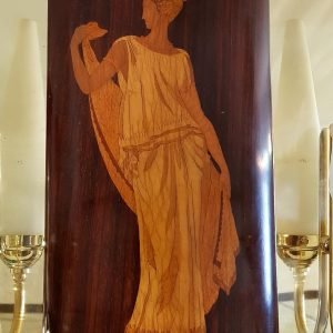 Mid-Century_Marquetry_Wall_Sconces_by_Andrea_Gus Mid-Century Marquetry Wall Sconces by Andrea Gusmai, Italy