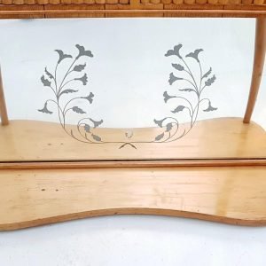 Mid_Century_Entrance_Console_Mirror_in_Ash,_Italy (6) Mid Century Entrance Console Mirror in Ash, Italy