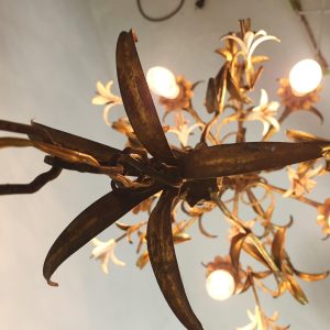 Mid Century Italian Tole Chandelier