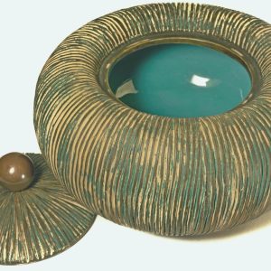 Mid Century Lidded Bowl by Ceramiche Batignani, Italy