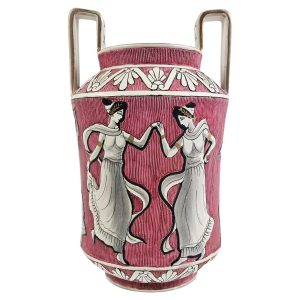 Mid Century Vase by Deruta Italy
