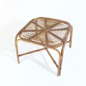 Midcentury Bamboo Table in the Style of Franco Albini, Italy