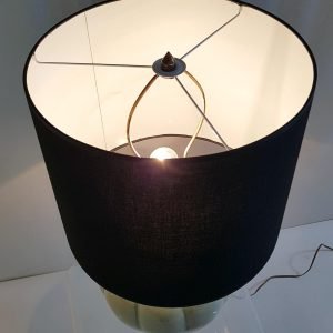 Midcentury Celadon Green Table Lamp Made in Italy