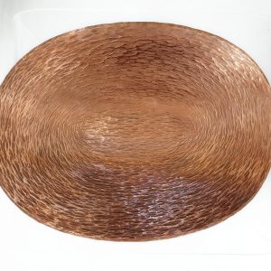 Midcentury Copper Fruit Bowl Italy