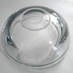 Midcentury_Hand_Blown_Clear_Crystal_Bowl_Made_i (2) Midcentury Hand Blown Clear Crystal Bowl Made in Sweden