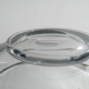 Midcentury_Hand_Blown_Clear_Crystal_Bowl_Made_i (3) Midcentury Hand Blown Clear Crystal Bowl Made in Sweden