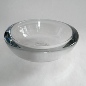 Midcentury_Hand_Blown_Clear_Crystal_Bowl_Made_in_Sw Midcentury Hand Blown Clear Crystal Bowl Made in Sweden