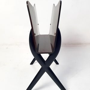 Midcentury Magazine Rack in the Manner of Ico Parisi, Italy
