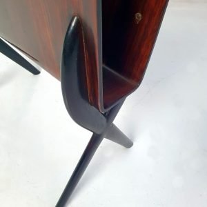 Midcentury Magazine Rack in the Manner of Ico Parisi, Italy