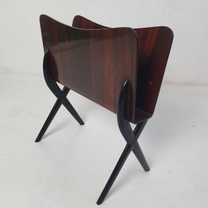 Midcentury Magazine Rack in the Manner of Ico Parisi, Italy