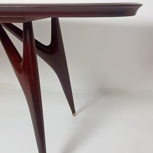 Midcentury_Mahogany_Dining_Table_by_Vittorio_ (1) Midcentury Mahogany Dining Table by Vittorio Dassi, Italy