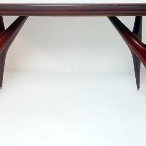 Midcentury_Mahogany_Dining_Table_by_Vittorio_ (4) Midcentury Mahogany Dining Table by Vittorio Dassi, Italy