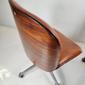 {Pair_of_Swivel_Desk_Chairs_Terni_by_ (3) Pair of Swivel Desk Chairs "Terni" by Ico Parisi for MIM Rome Italy