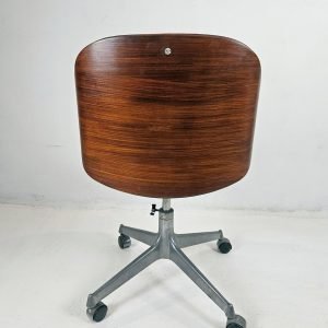 {Pair_of_Swivel_Desk_Chairs_Terni_by_ (6) Pair of Swivel Desk Chairs "Terni" by Ico Parisi for MIM Rome Italy