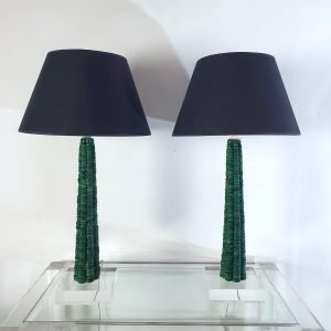 Pair_of_Table_Lamps_in_Malachite_and_Lucite (3) Pair of Table Lamps in Malachite and Lucite