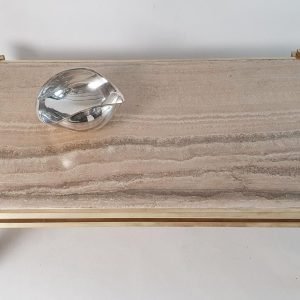 Romeo_Rega_Large_Brass_Coffee_Table_Model (6) Romeo Rega Large Brass Coffee Table Model 'Skyline' Italy, 1976