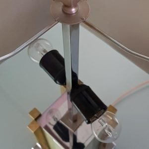 Romeo_Rega_Table_Lamp_in_Brass_and_Chrome,_Made_in Romeo Rega Table Lamp in Brass and Chrome, Made in Italy