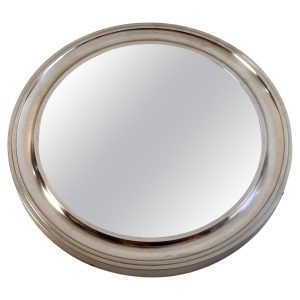 Sergio Mazza Large Round Wall Mirror "Narciso" for Artemide, Italy