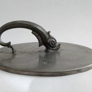 Swedish_Art_Deco_Hand_Mirror_in_Pewter,_1930s (5) Swedish Art Deco Hand Mirror in Pewter, 1930s