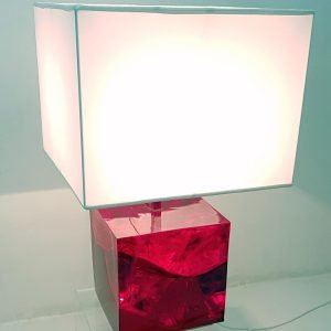 Table_Lamp_in_Fractal_Resin_by_Pierre_Gir (2) Table Lamp in Fractal Resin by Pierre Giraudon Made in France