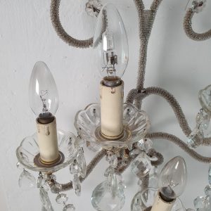 Two_Pairs_of_Italian_Crystal_Wall_Sconces (3) Two Pairs of Italian Crystal Wall Sconces