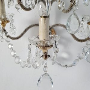 Two_Pairs_of_Italian_Crystal_Wall_Sconces Two Pairs of Italian Crystal Wall Sconces