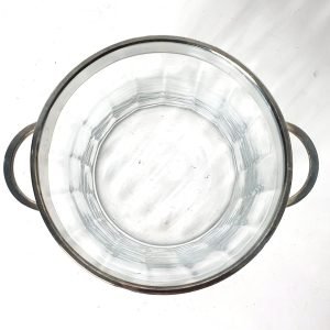 Vintage Glass Champagne Cooler in Glass, Italy, 1970's