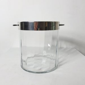 Vintage Glass Champagne Cooler in Glass, Italy, 1970's